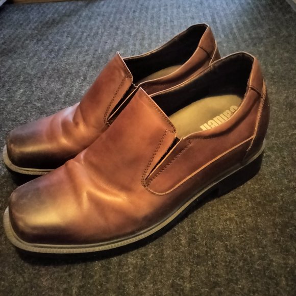 Calden Men's Invisible Height Increasing Elevator Shoes - Dark Brown Leather - Picture 9 of 9